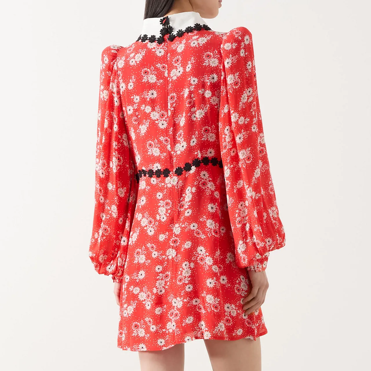 QUEENS OF ARCHIVE Mary Mini Dress - Daisy Printed