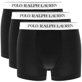 Ralph Lauren Underwear 3 Pack Trunks Black