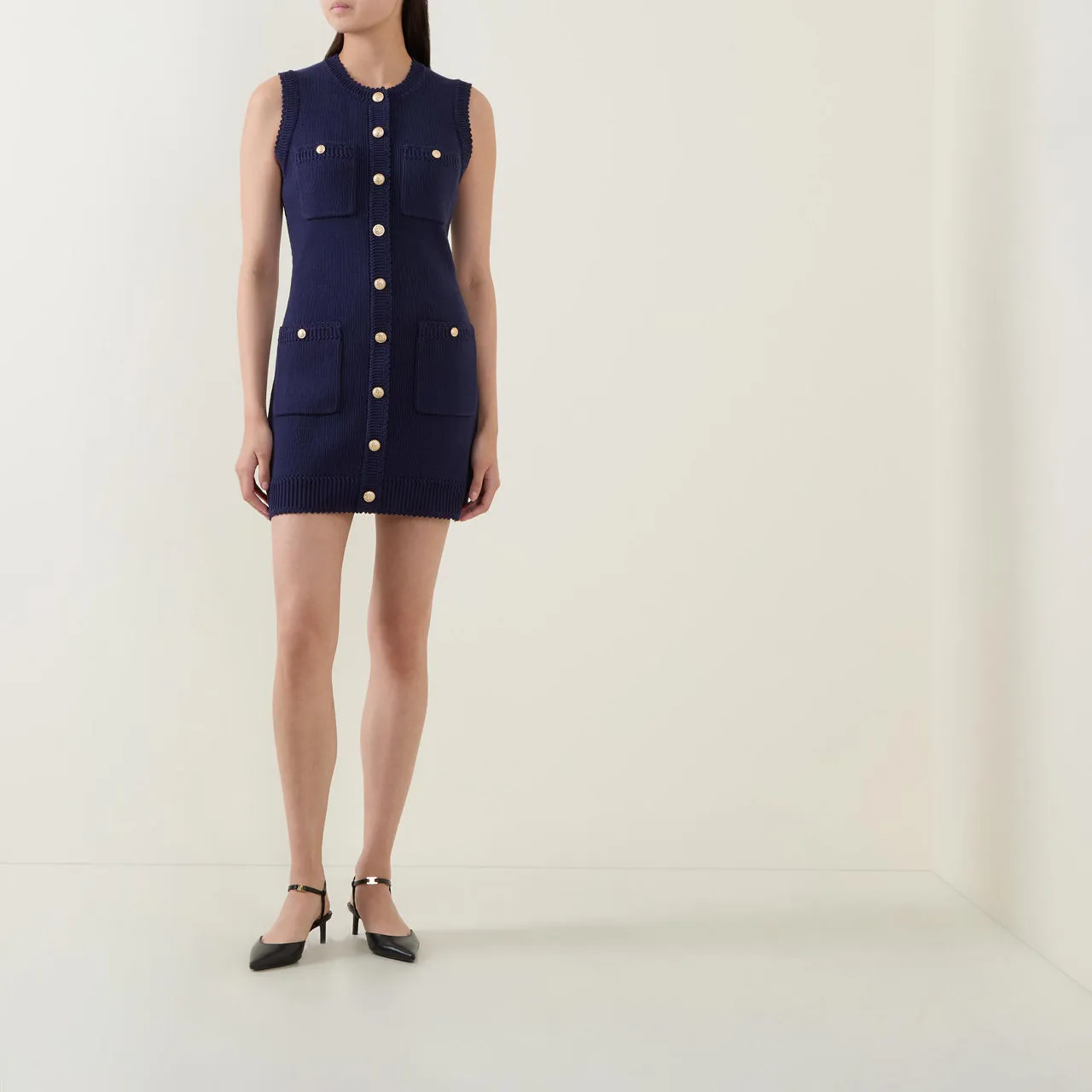 REFORMATION Catalina Mini Dress - Navy