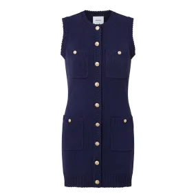 REFORMATION Catalina Mini Dress - Navy