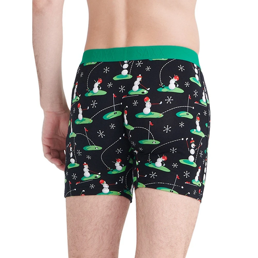 SAXX Underwear Ultra Super Soft Ho Holes-Print Relaxed-Fit Boxer Briefs