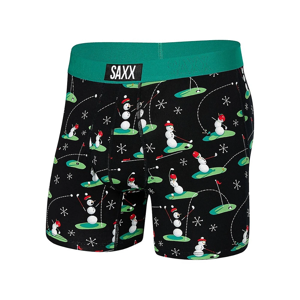 SAXX Underwear Ultra Super Soft Ho Holes-Print Relaxed-Fit Boxer Briefs