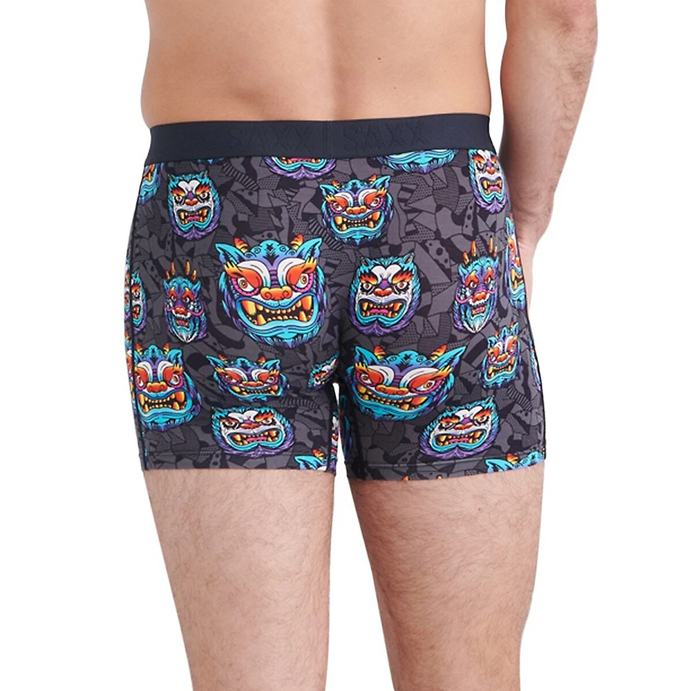 SAXX Underwear Vibe Super Soft Year of the Dragon-Print Slim-Fit Boxer Briefs