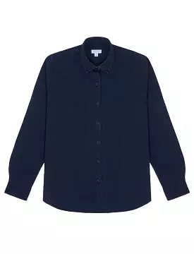 Sunspel Womens Denim Shirt Indigo