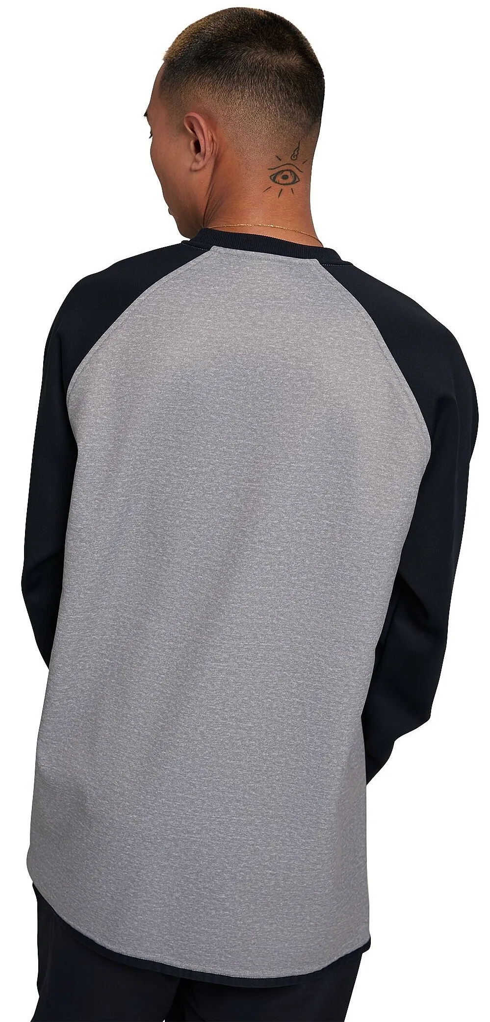 sweatshirt Burton Crown Weatherproof Crew - Gray Heather/True Black - men´s