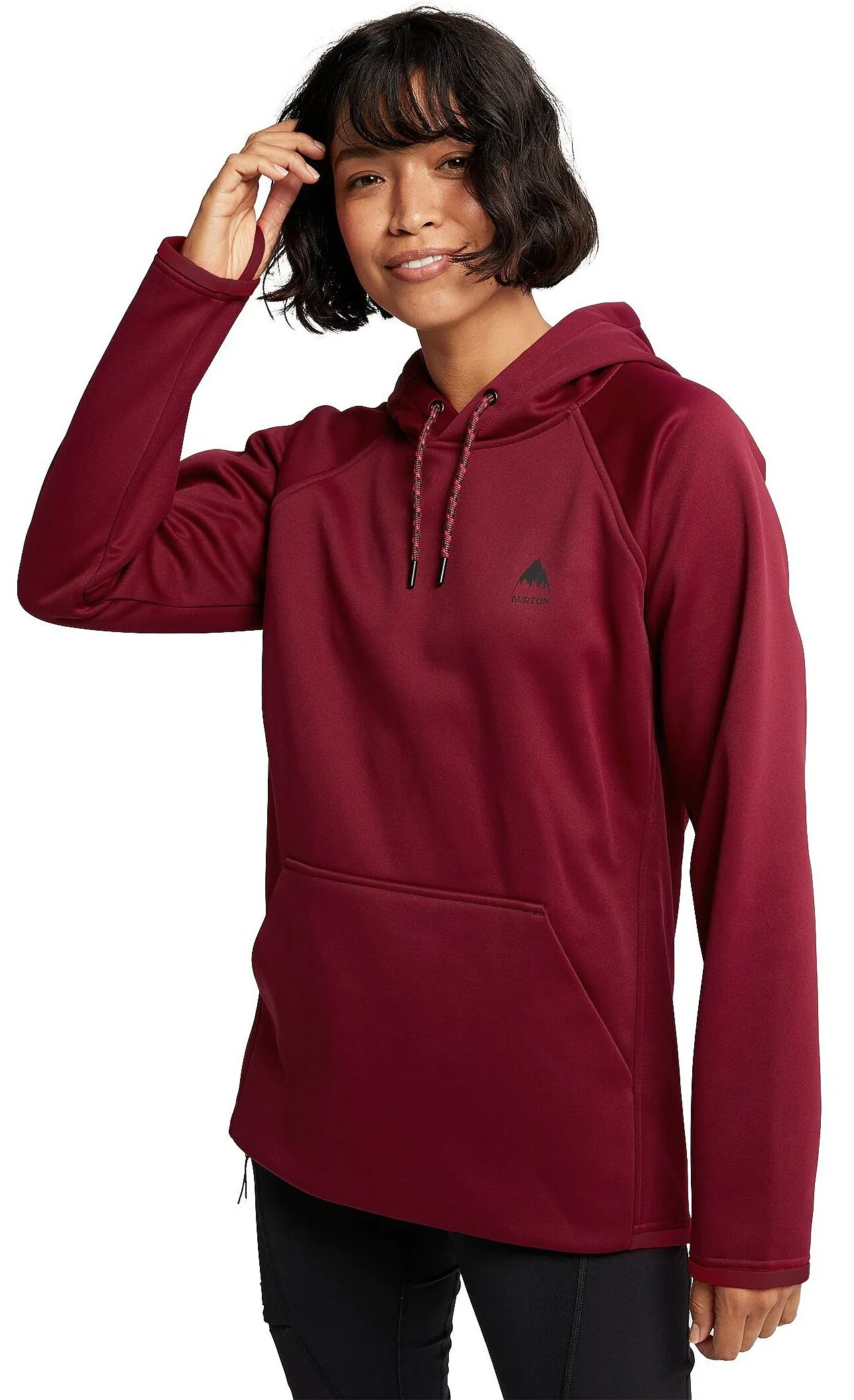 sweatshirt Burton Crown Weatherproof Pullover - Mulled Berry - women´s