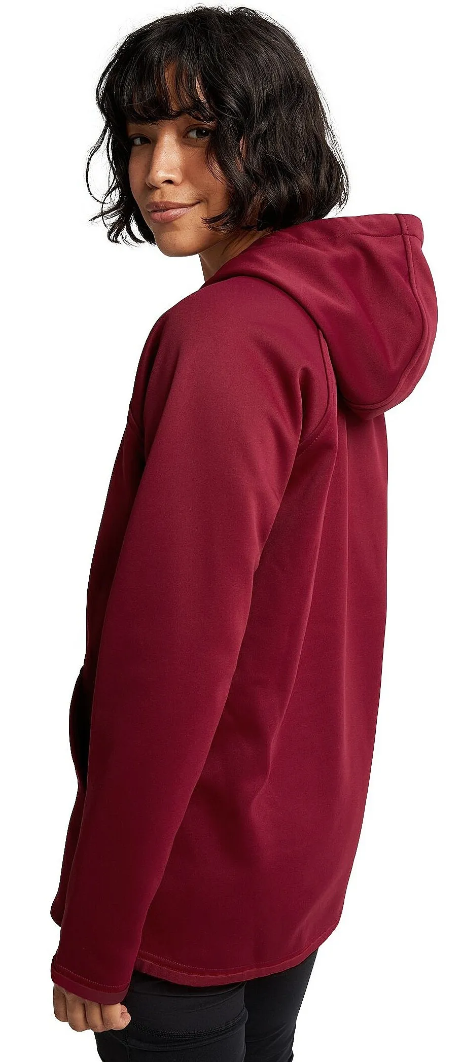 sweatshirt Burton Crown Weatherproof Pullover - Mulled Berry - women´s