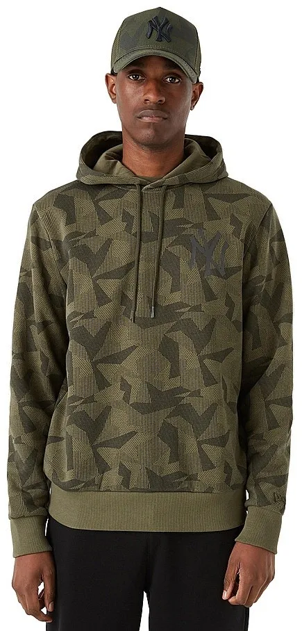 sweatshirt New Era Geometric Camo MLB New York Yankees - New Olive/New Olive - men´s