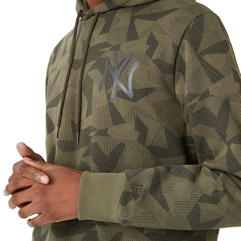 sweatshirt New Era Geometric Camo MLB New York Yankees - New Olive/New Olive - men´s