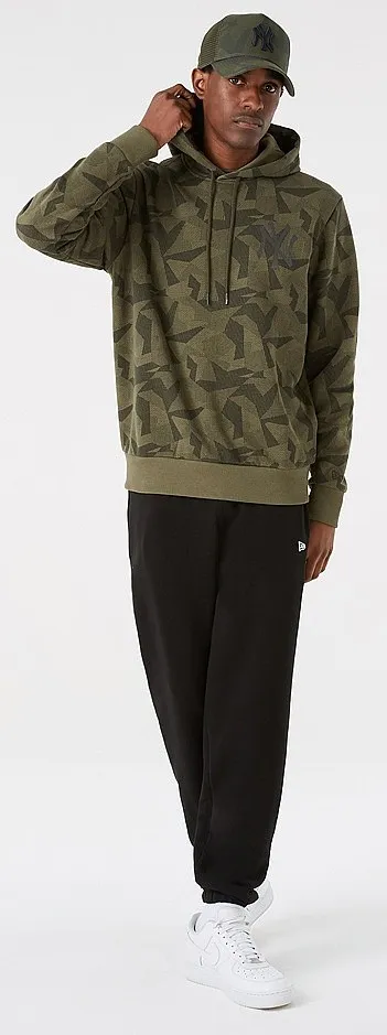 sweatshirt New Era Geometric Camo MLB New York Yankees - New Olive/New Olive - men´s