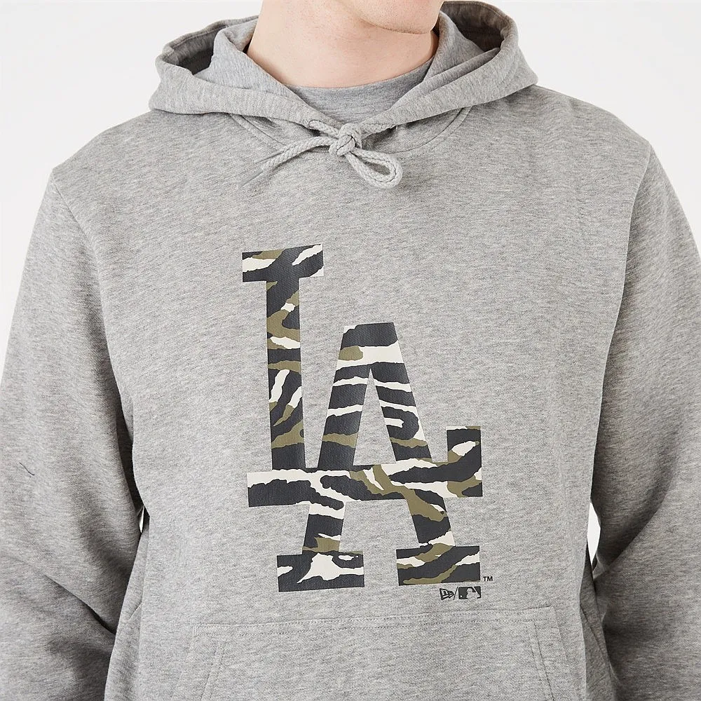 sweatshirt New Era Infill Team Logo Hoody MLB Los Angeles Dodgers - Light Grey Heather/Multi Camo - men´s