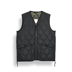 TAION Military Zip V-Neck Vest black