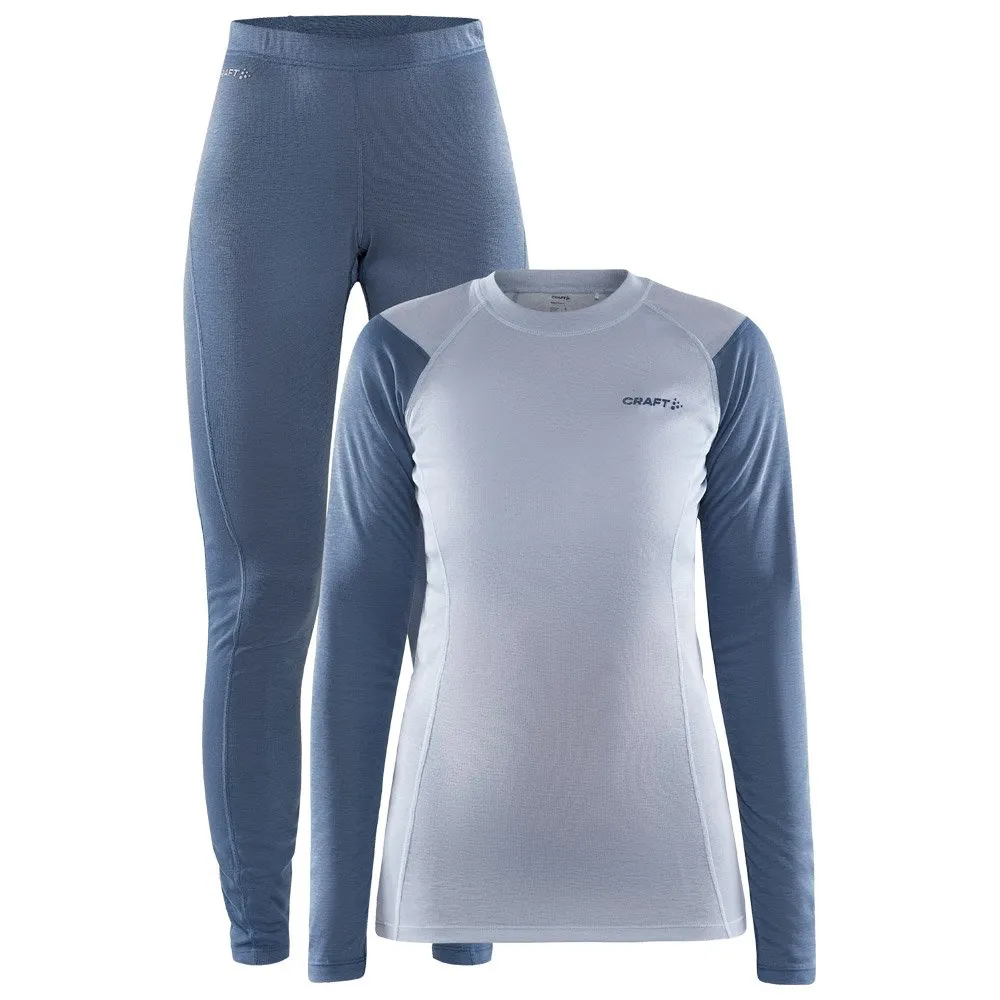 Technical underwear Craft ---Core Warm Baselayer Set W Black Flow Sulfur