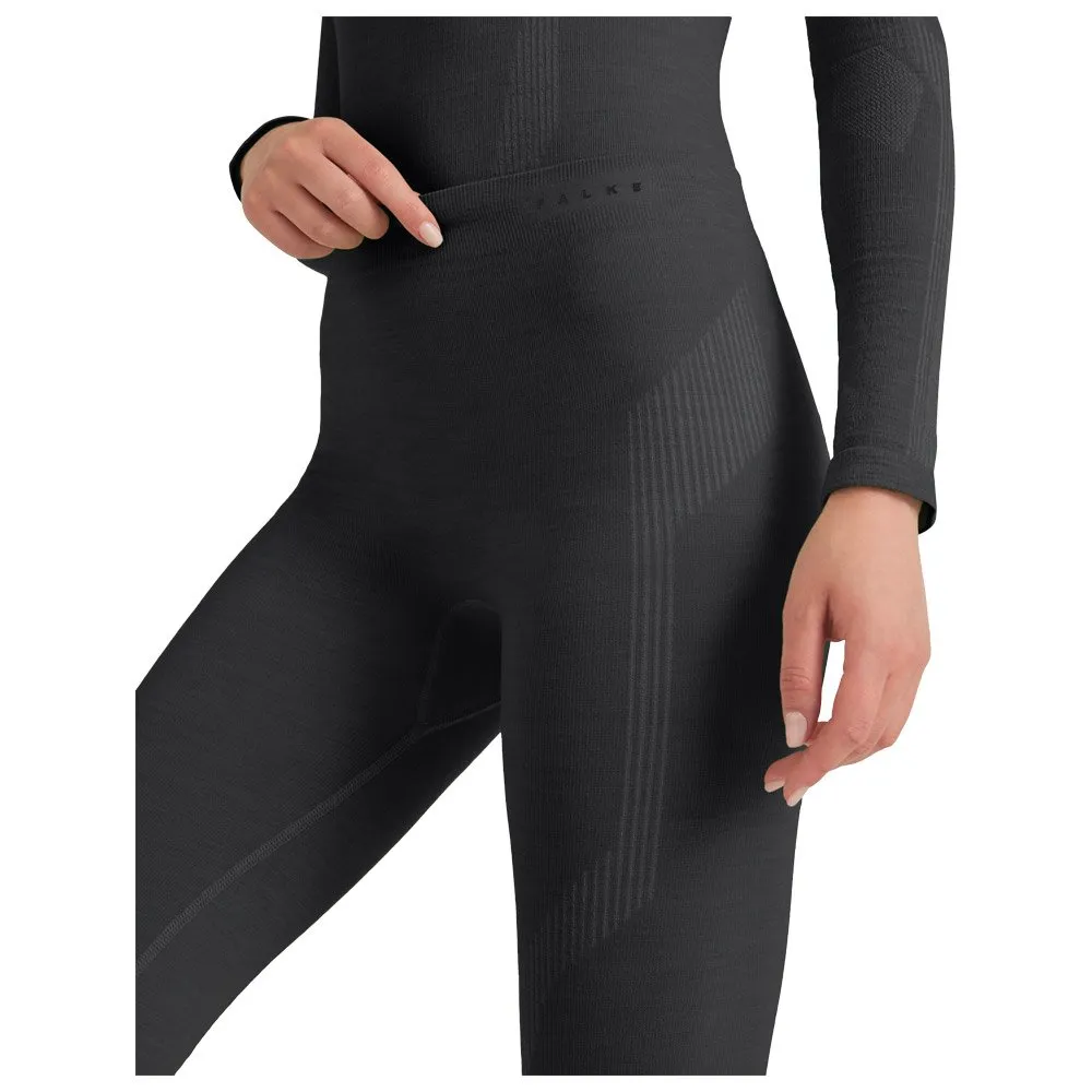 Technical underwear Falke ---Wool Tech Long Tight Regular Fit W Black