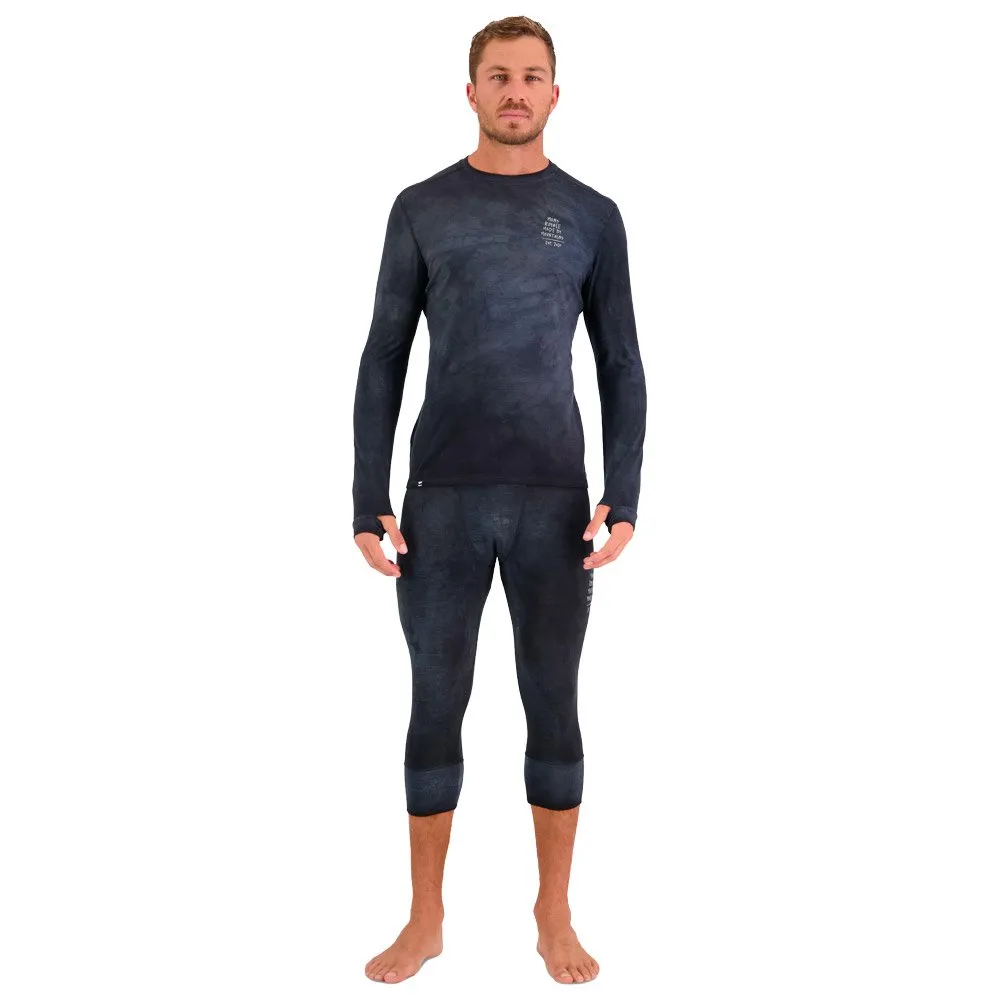 Technical underwear Mons Royale Europe ---M's Cascade Ls Black Storm Wash