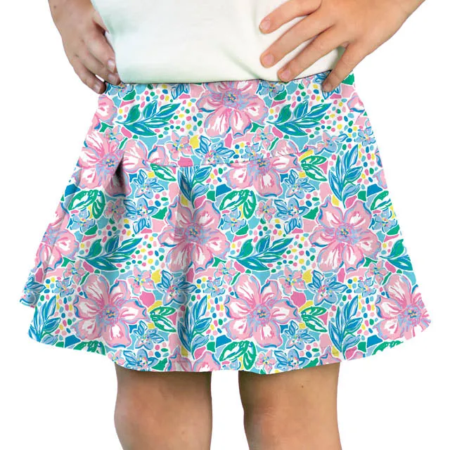 Tennis Skort - Pink Petals