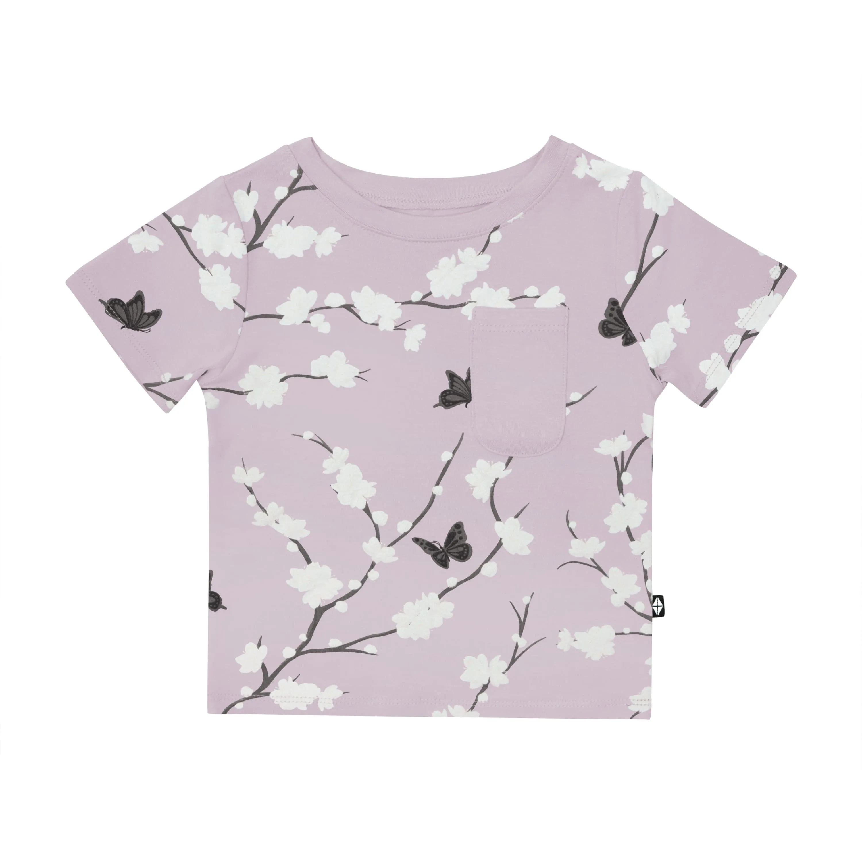 Toddler Crew Neck Tee in Cherry Blossom