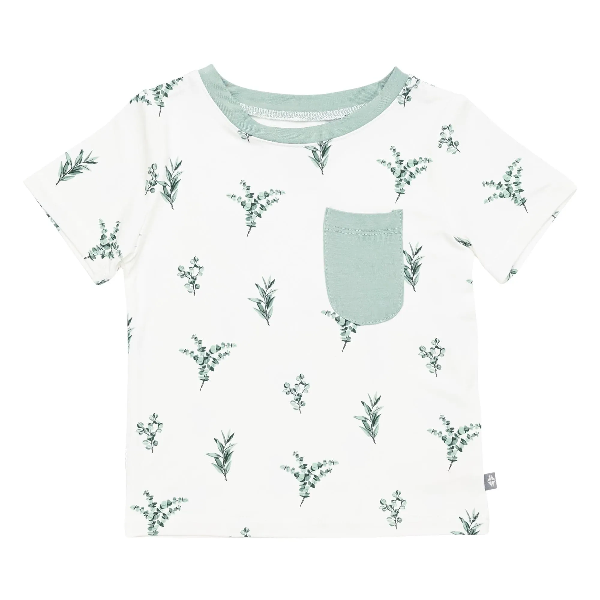 Toddler Crew Neck Tee in Eucalyptus