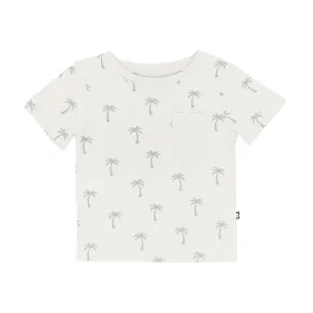 Toddler Crew Neck Tee in Palm Tree