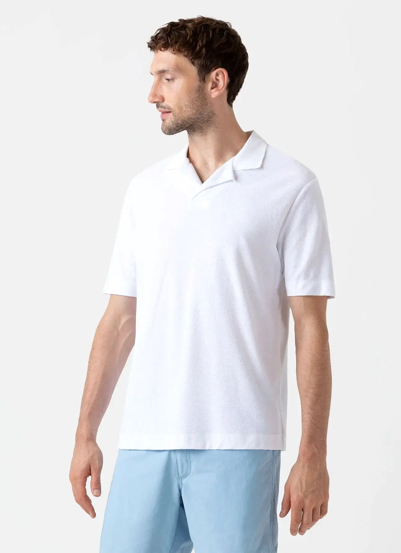 Towelling Polo Shirt