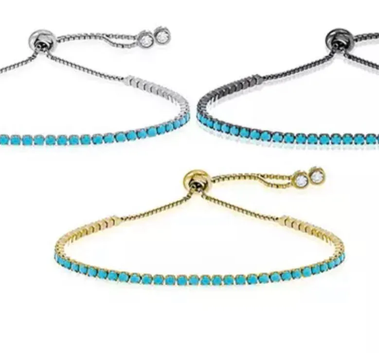 Turquoise Tennis Bracelet