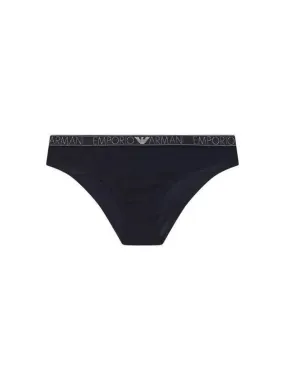 UNDERWEAR Overseas Station Season Big Chance 8 18 Women s Glitter Logo Banding Cotton Briefs Black 271648