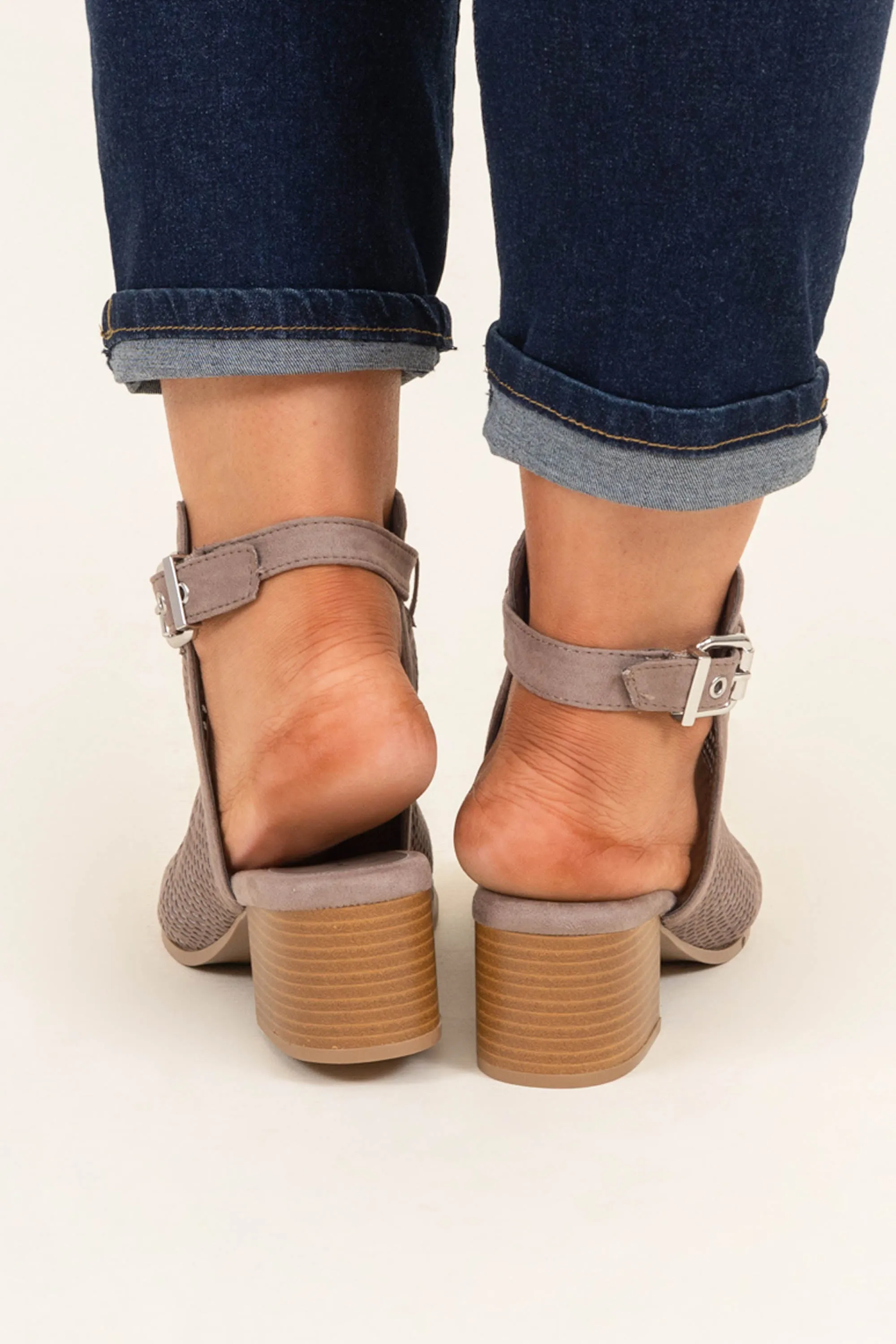 Walk The Talk Booties, Taupe