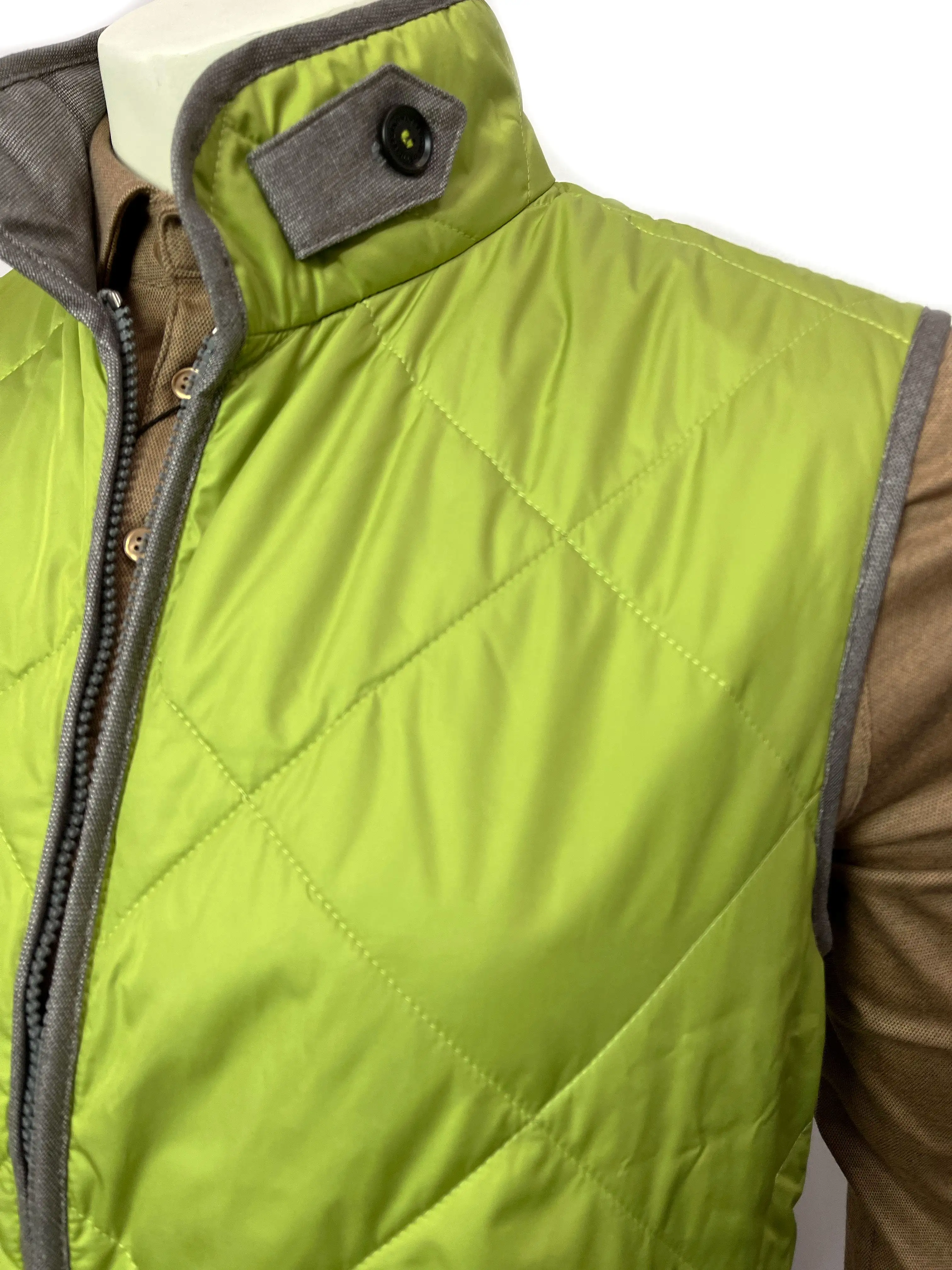 Waterville Men's Fit Quilted Vest - LIME