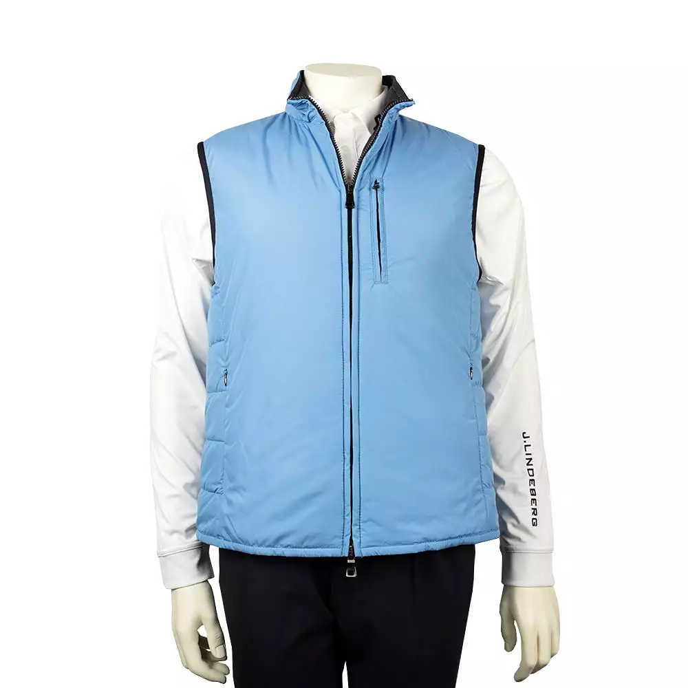 Waterville Men's Lup Zip Vest - SOFT BLUE