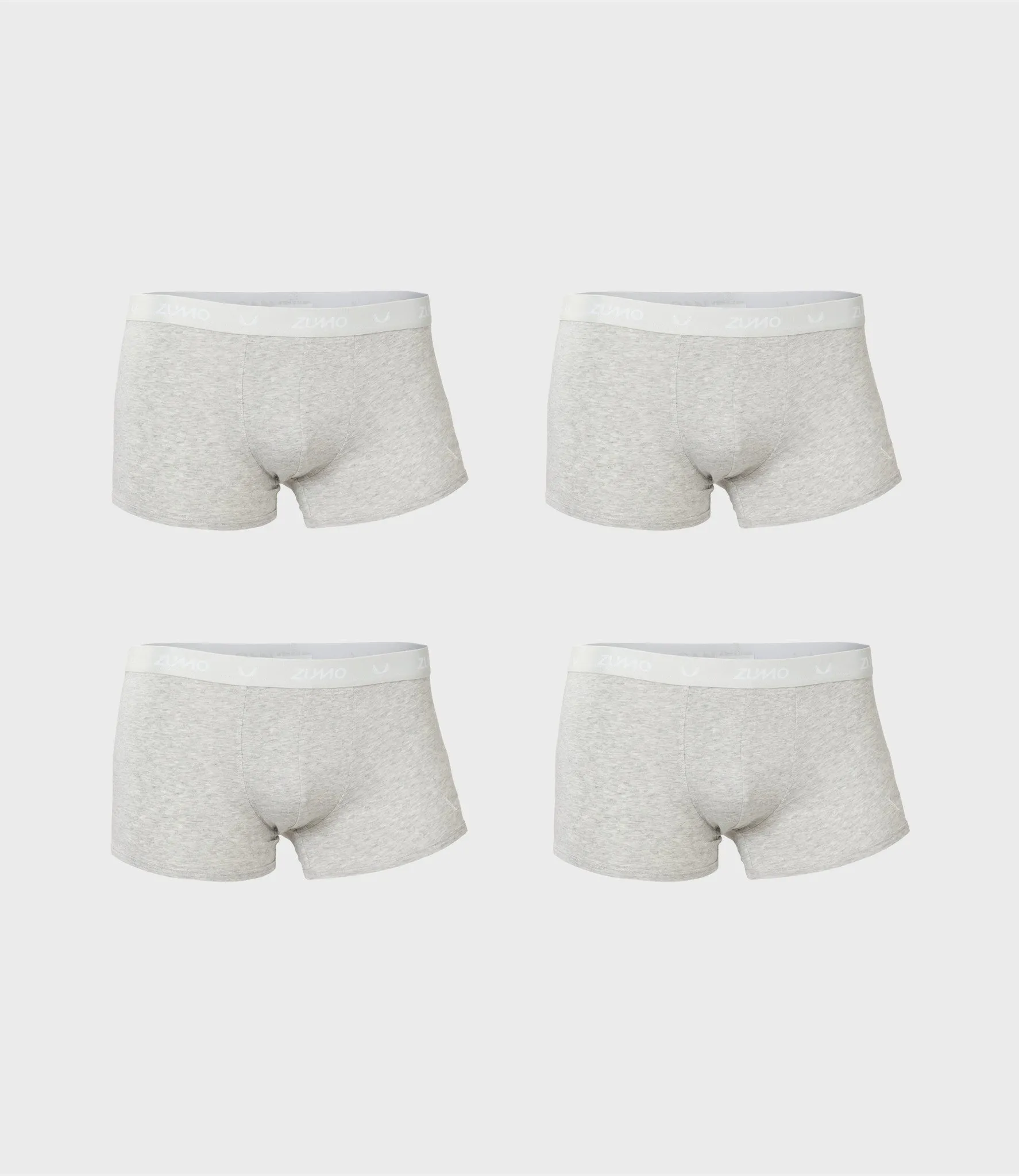 Zumo Slim Fit Underwear LEROY Grey 4 Pack